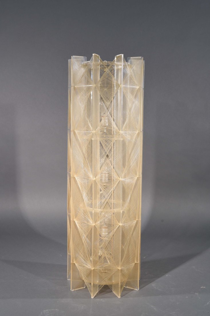 ACRYLIC STRING ART ILLUMINATED FLOOR LAMP (1 of 6)