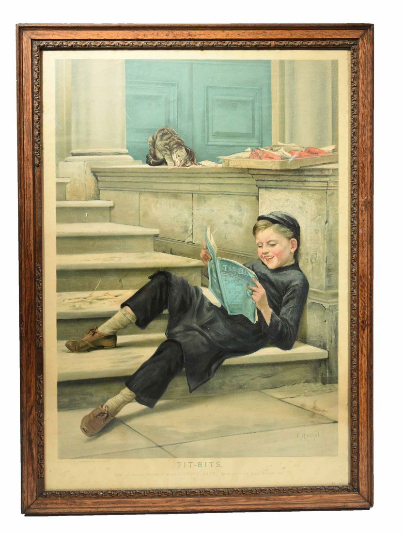 PEAR SOAP / TIT-BITS PRINT, C1890'S (1 of 10)