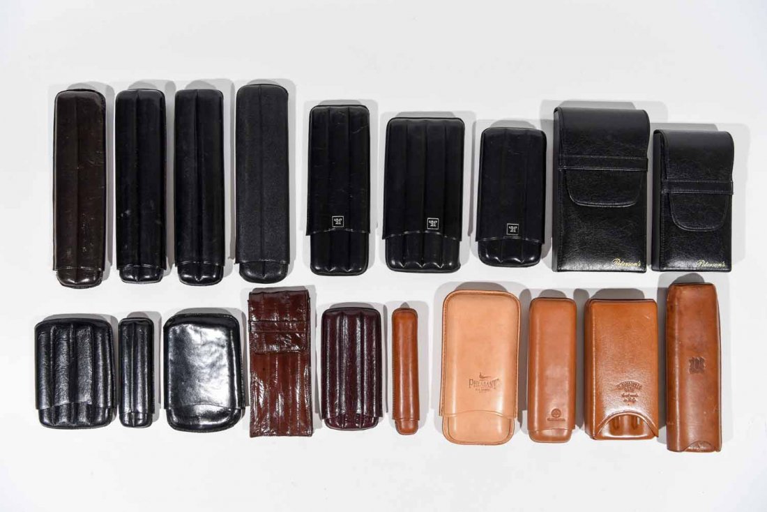 CONTEMPORARY LEATHER CIGAR CASES (1 of 10)