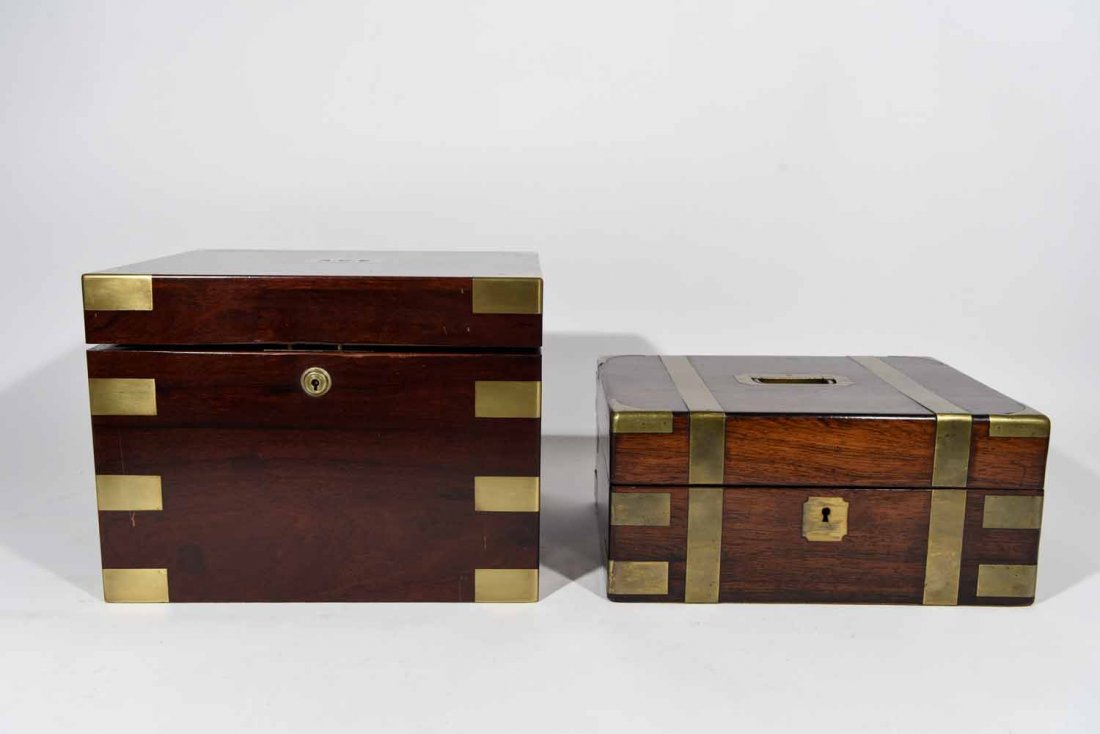 A BENSON & HEDGES CIGAR HUMIDOR AND ANOTHER (1 of 7)