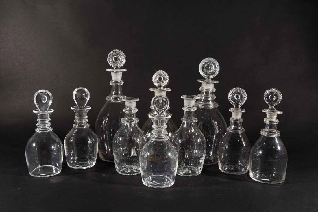 GEORGIAN RING DECANTERS (1 of 7)