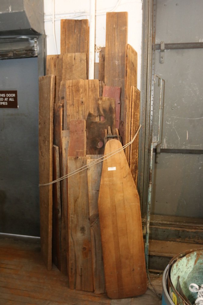 Grouping of old plank boards as well as ironing (1 of 8)