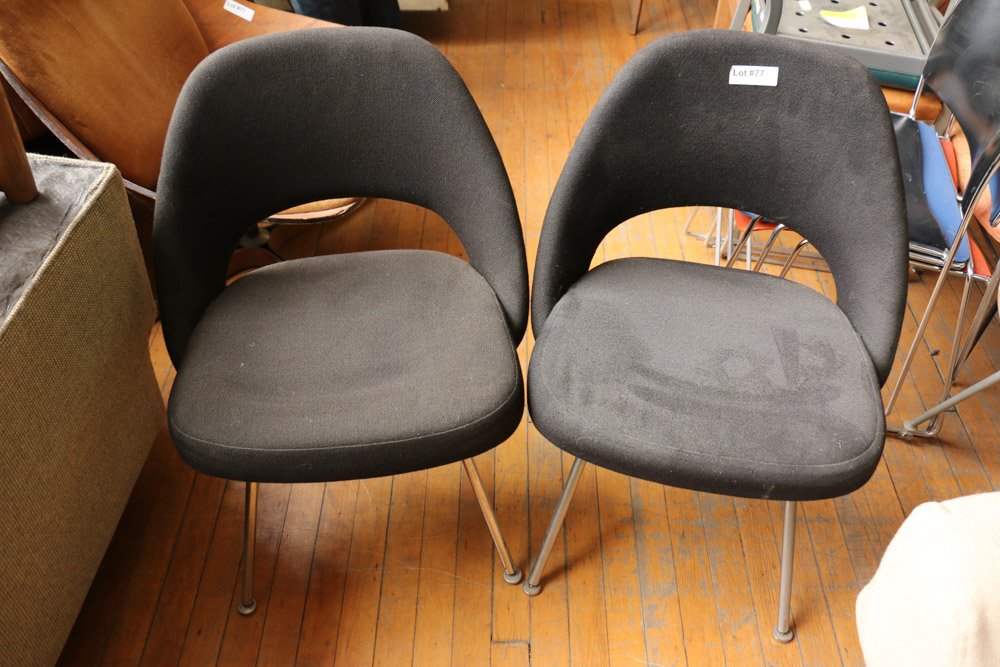 (2) Eero Saarinen executive armchairs (1 of 5)