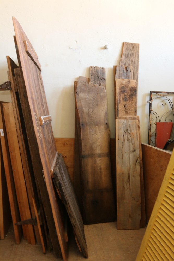 Grouping of antique barn wood and doors (1 of 3)