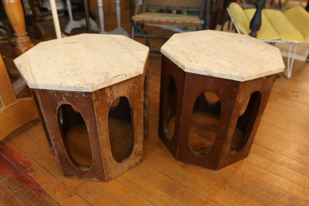 Pair of end tables in the manner of Harvey Probber (1 of 7)