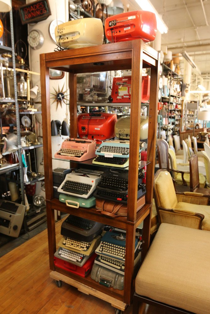 Grouping of portable typewriters inc, Consul, (1 of 7)