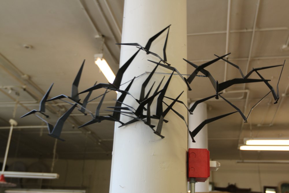 Curtis Jere bird wall sculpture. (1 of 5)