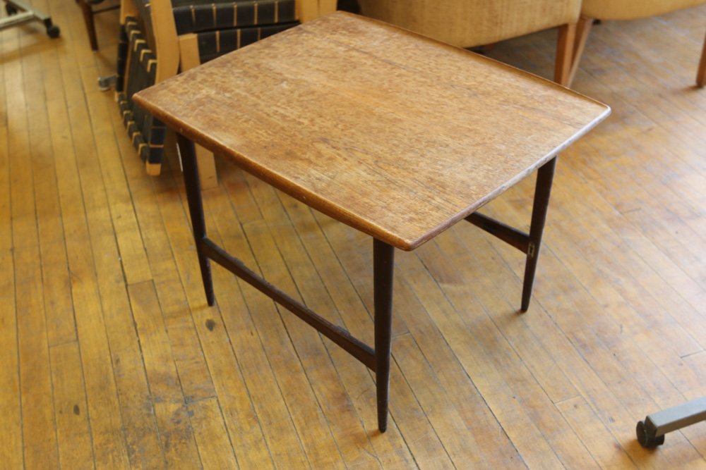 Danish single nesting table.: Dimensions: H 21" x W 29.5" x D 24"