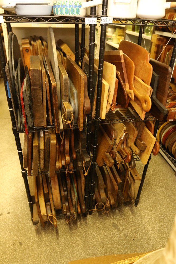 Grouping of cutting boards and cheese boards. (1 of 10)