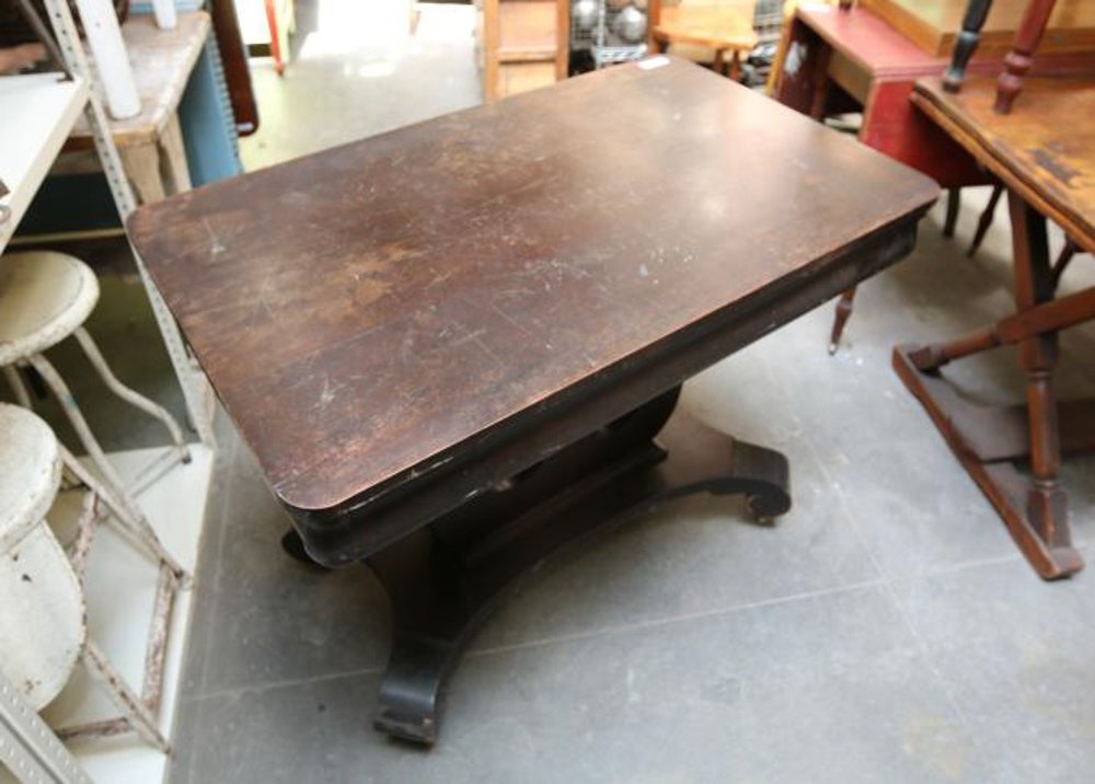 Empire style wood console table. (1 of 7)