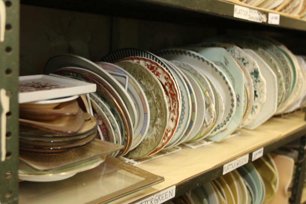 Grouping of transfer ware chargers and misc (1 of 5)