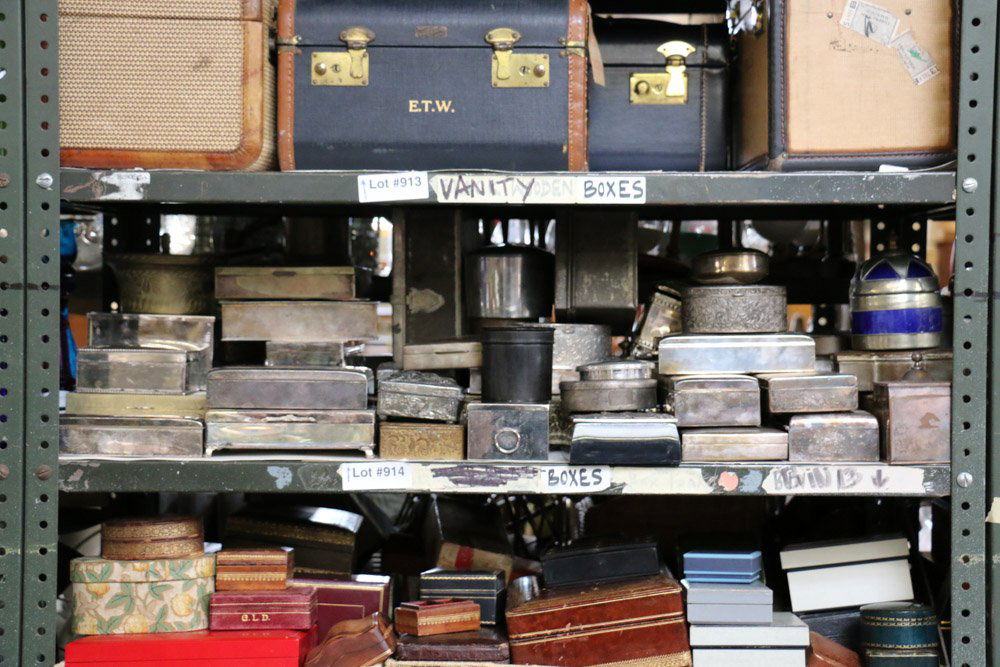 Assortment of silver, bronze, and gold cigarette (1 of 5)