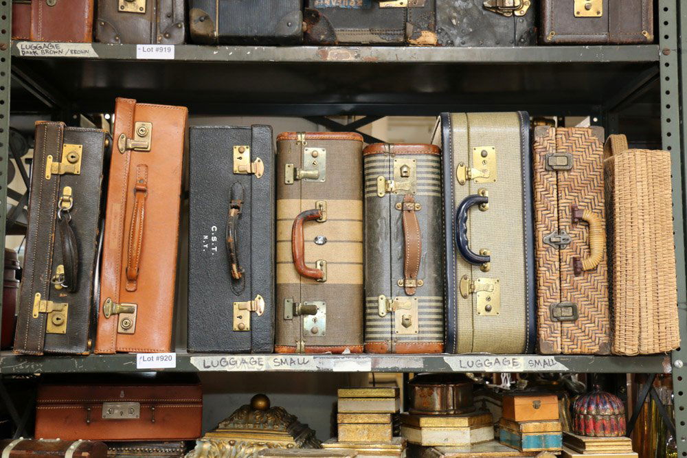 Assorted collection of eight suitcases incl fiber (1 of 5)