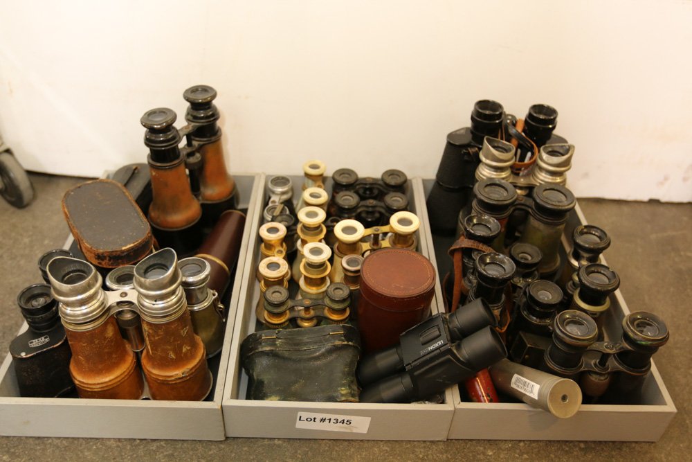 Collection of binoculars, opra glasses, and (1 of 8)