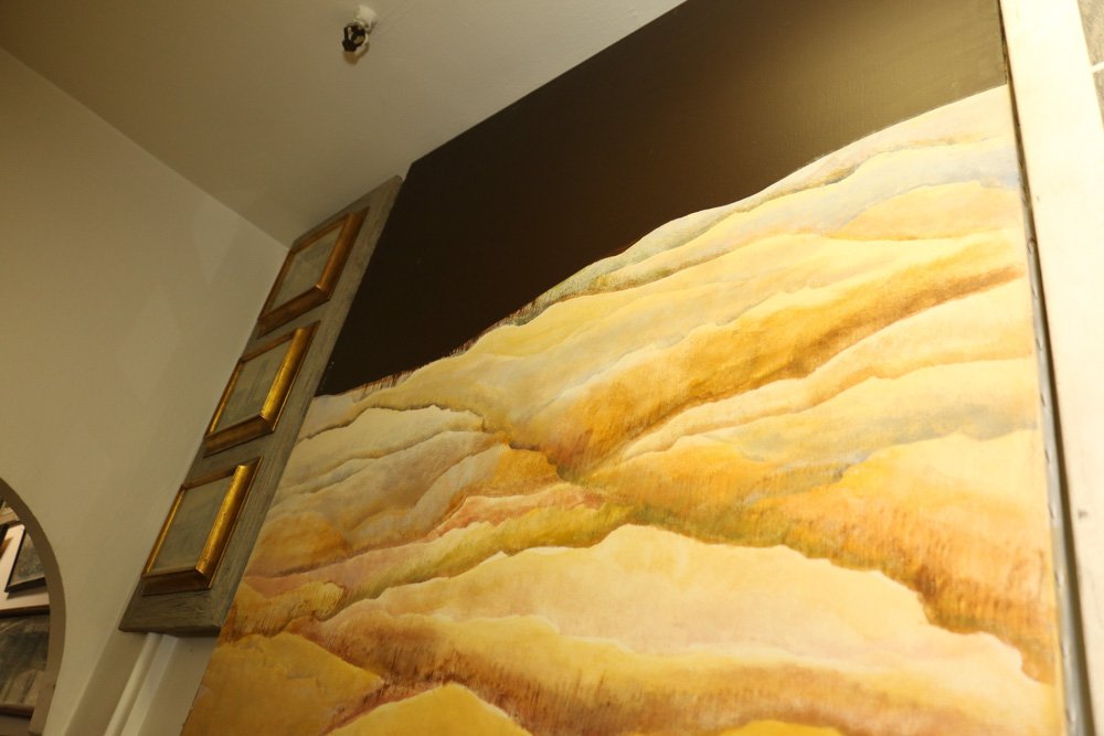 Two pcs artwork incl roman ruins print along with (1 of 7)