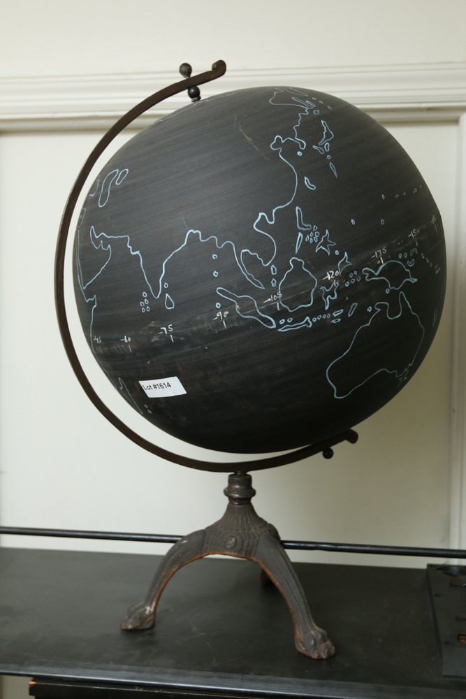 Custom painted night globe (1 of 4)