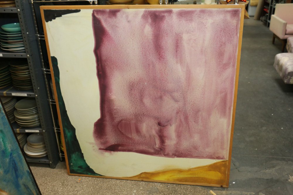 Large abstract oil on canvas (1 of 5)