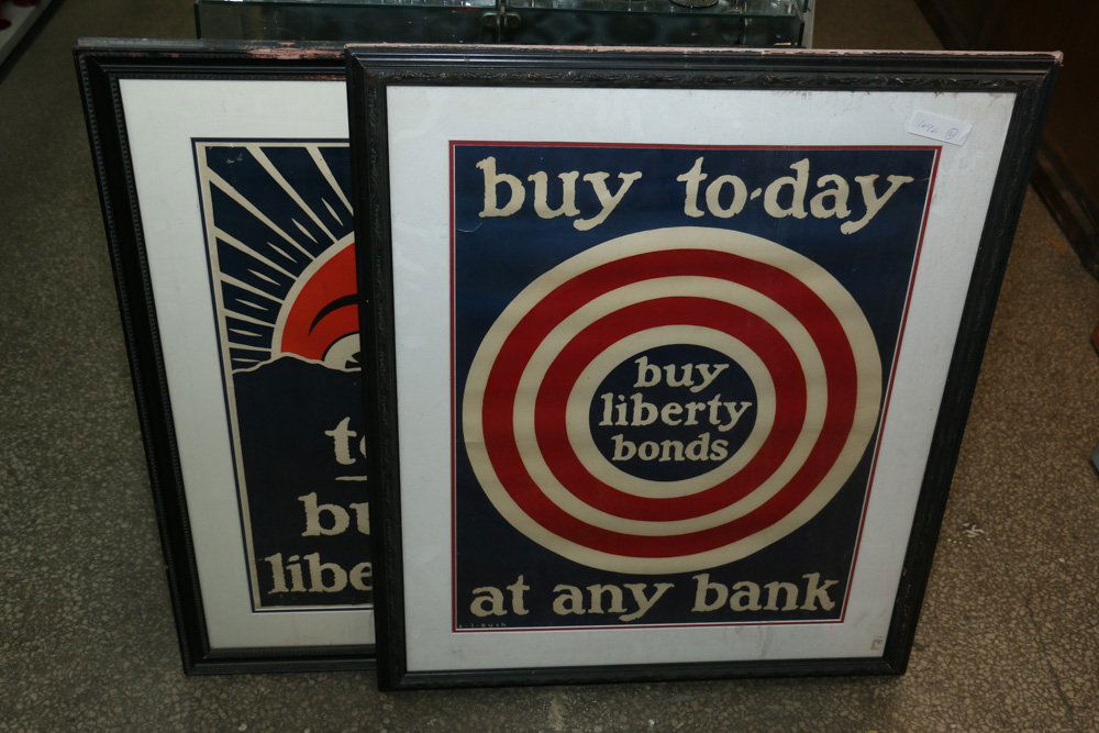 (2) wwi war bond posters (1 of 4)