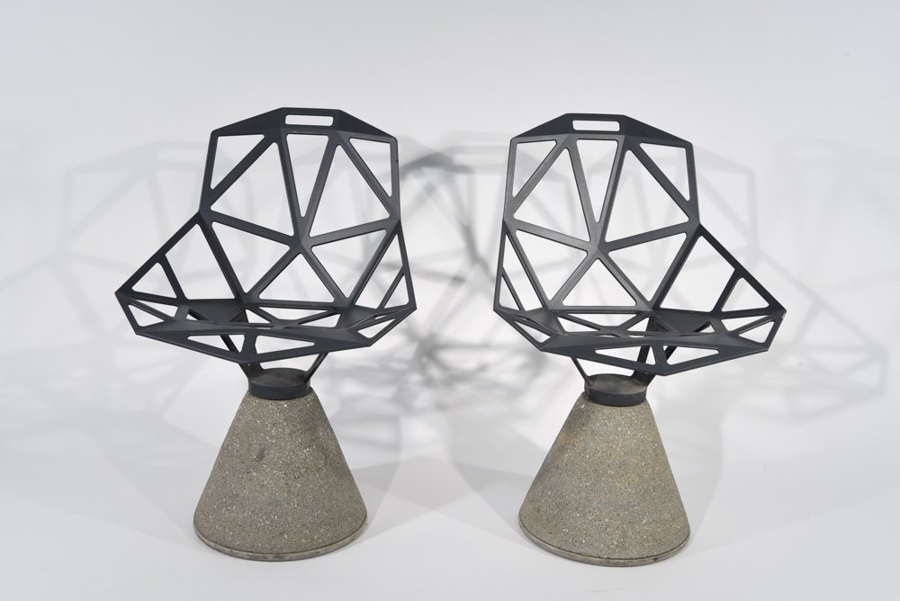 PAIR OF KONSTANTIN GRCIC; MAGIS "CHAIR ONE" (1 of 7)