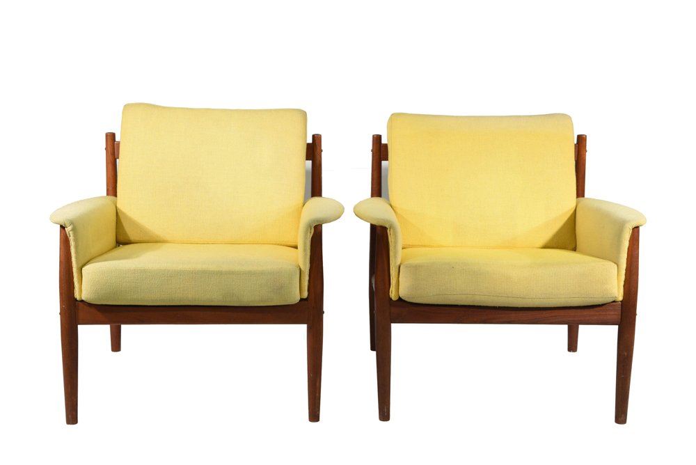 (2) GRETE JALK; FRANCE & SONS LOUNGE CHAIRS (1 of 8)