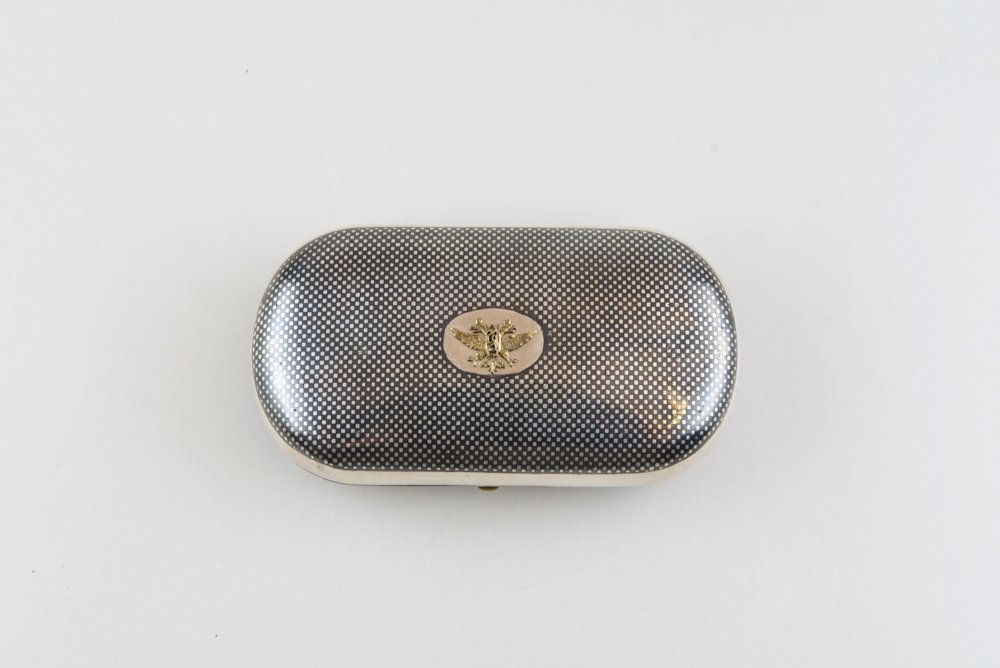 IMPERIAL RUSSIAN SILVER NIELLO CIGARETTE CASE (1 of 8)