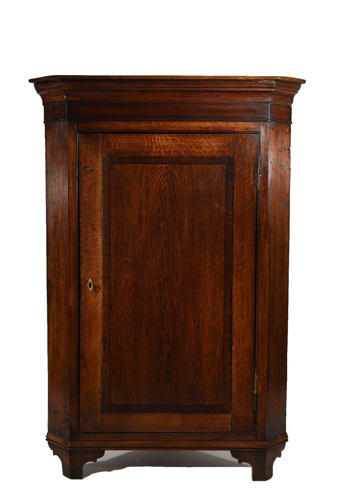 ANTIQUE PINE CORNER CABINET (1 of 9)