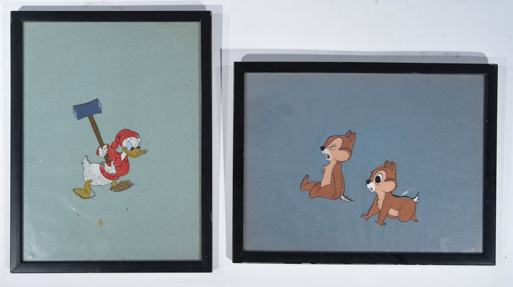 (2) VINTAGE DISNEY ANIMATION CELLS (1 of 4)