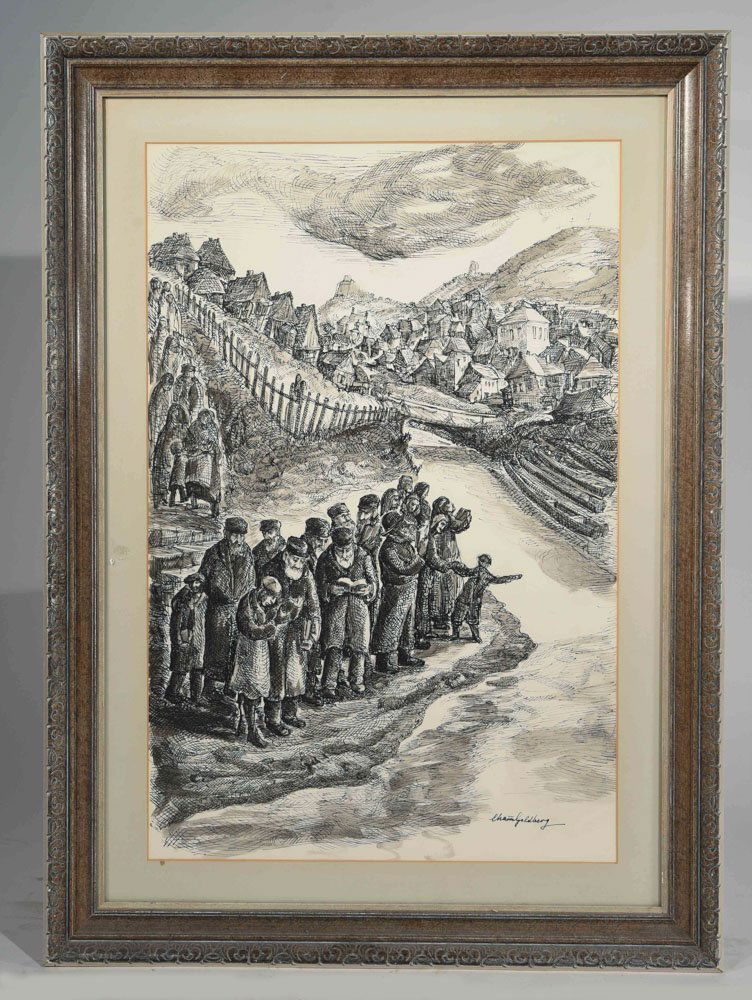 CHAIM GOLDBERG (POLISH / AMERICAN 1917-2004) (1 of 8)