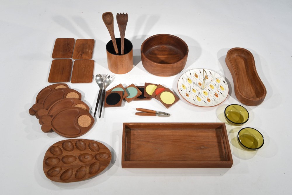 GROUPING OF TEAK ETC (1 of 9)