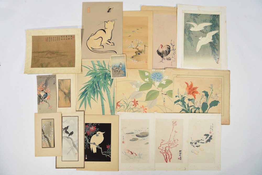 GROUPING OF ASIAN BIRDS, FLOWERS & ANIMALS (1 of 9)