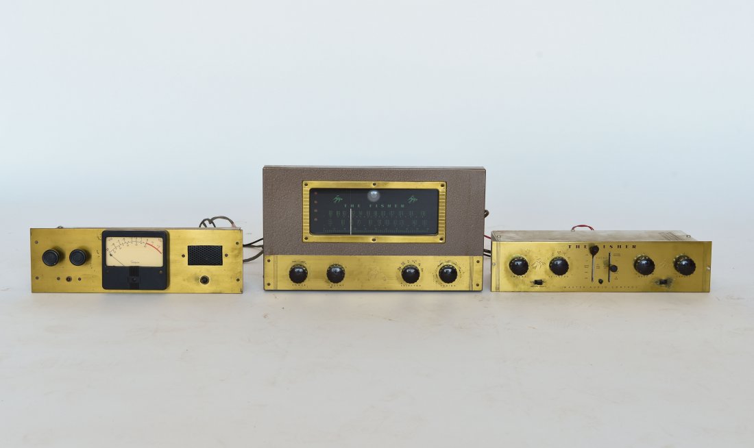 FISHER ELECTRONIC TUBE STEREO COMPONENTS (1 of 8)
