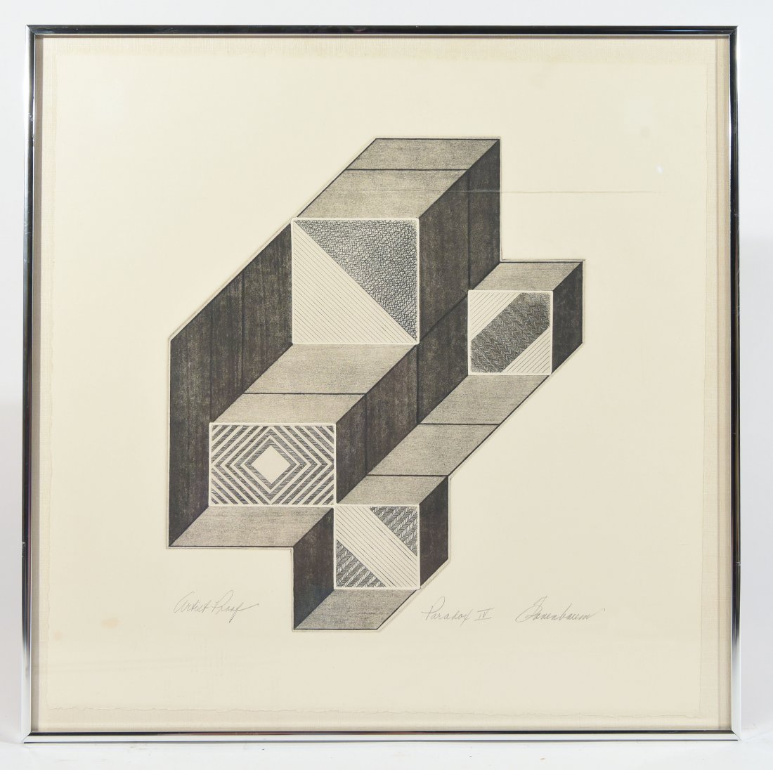 OP ART ETCHING BY TANENBAUM (1 of 7)