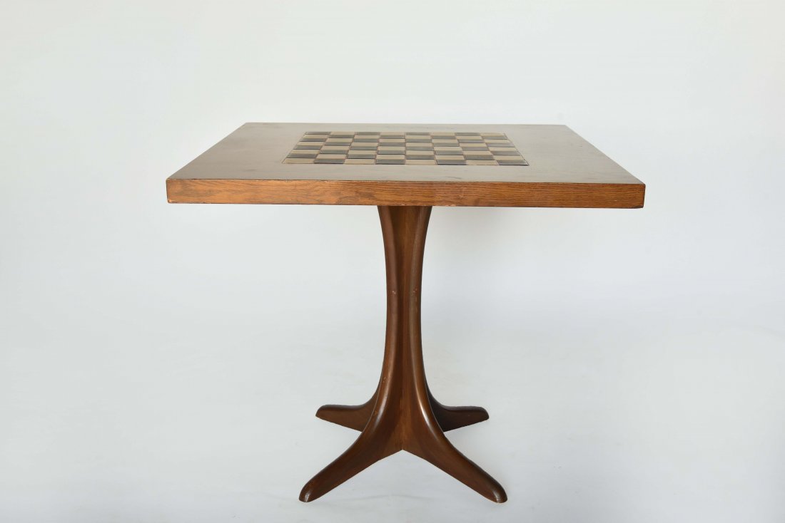 MID-CENTURY TILE TOP GAME TABLE (1 of 8)