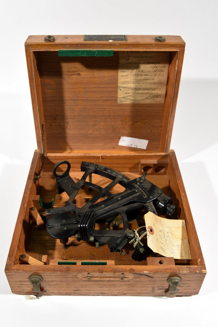 AJAX NAVY MARK II SEXTANT 1942 (1 of 6)