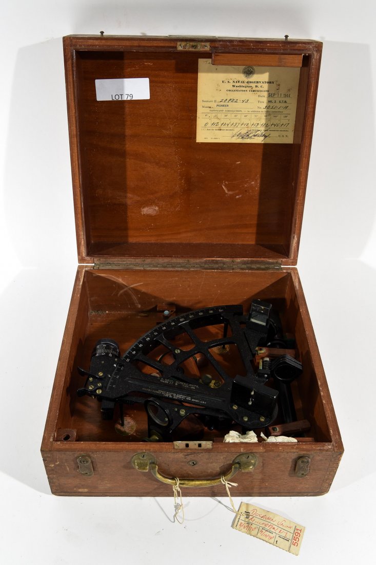 BENDIX AVIATION CO. MARK II SEXTANT (1 of 9)