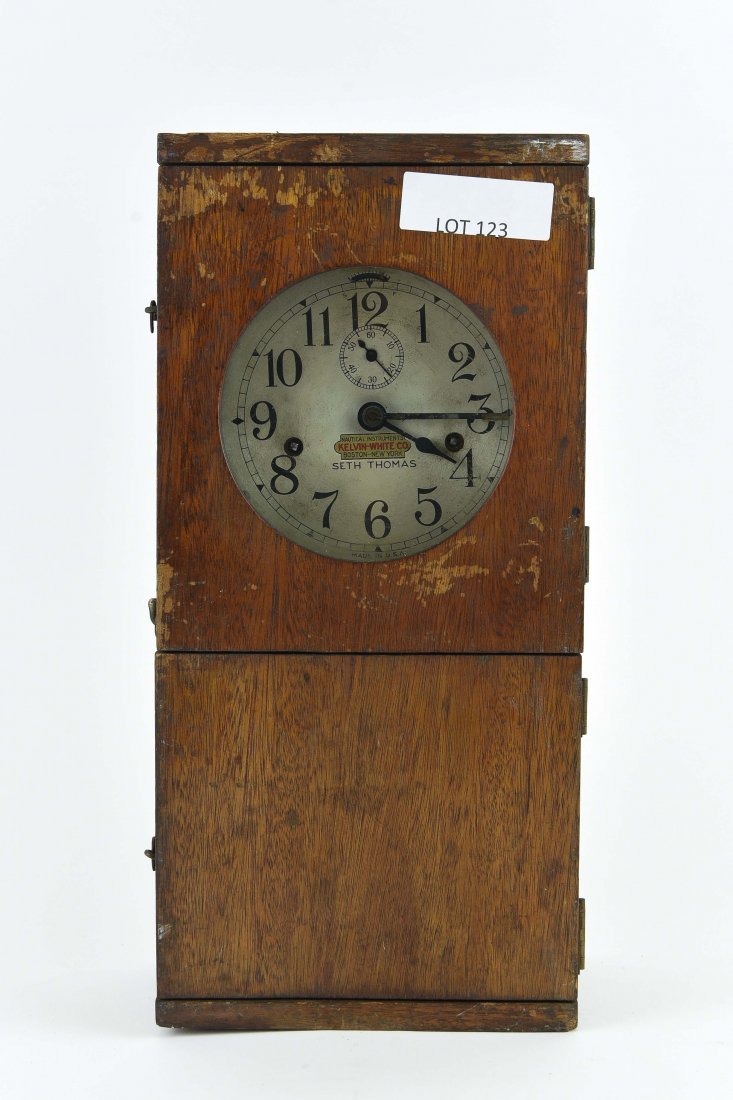 SETH THOMAS BATTERY POWERED SHIP'S CLOCK (1 of 8)
