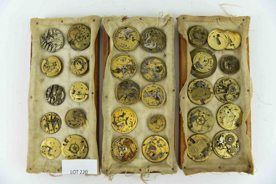 (30) POCKET WATCH AND CHRONOMETER MOVEMENTS (1 of 10)