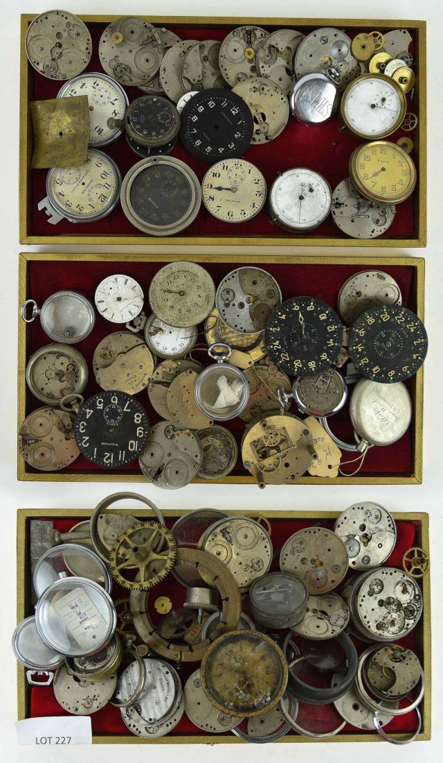 POCKET WATCH AND CHRONOMETER MOVEMENTS (1 of 10)