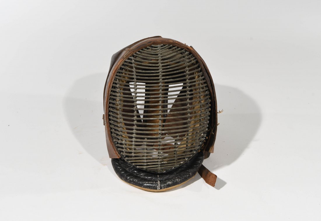 VINTAGE LEATHER FENCING MASK (1 of 6)