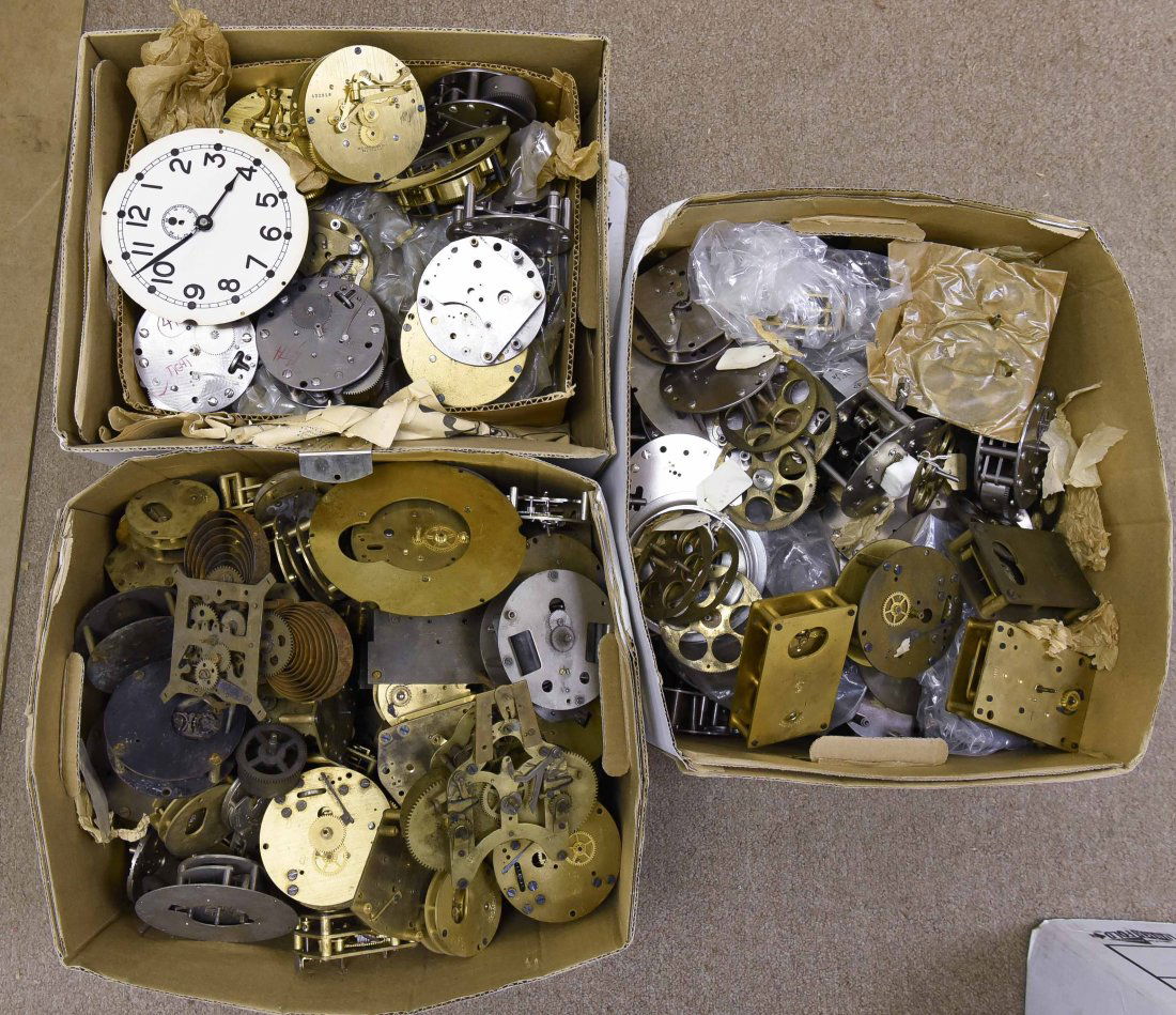 SHIPS CLOCK MOVEMENTS INCL. SETH THOMAS, CHELSEA (1 of 8)