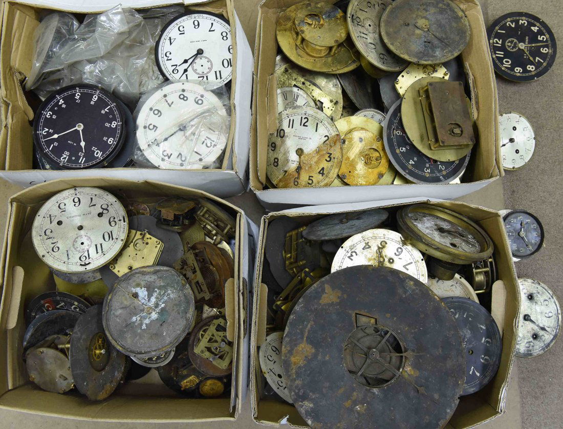 SHIP'S CLOCK MOVEMENTS WITH DIALS (1 of 7)