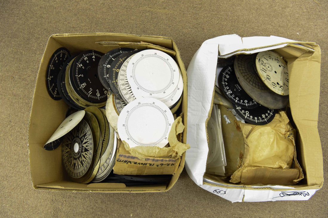 SHIPS DECK CLOCK FACES & DIALS US NAVY WWII ETC (1 of 6)