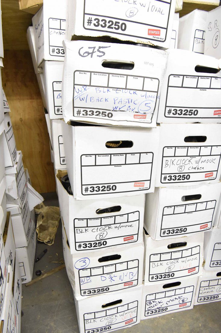 GROUPING OF BLACK SHIP'S CLOCKS WITH MOVEMENTS (1 of 1)