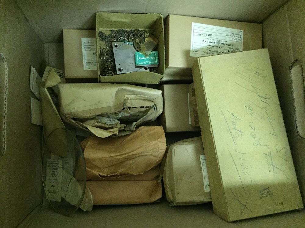 GROUPING OF MISC. CLOCK & WATCH PARTS (1 of 10)