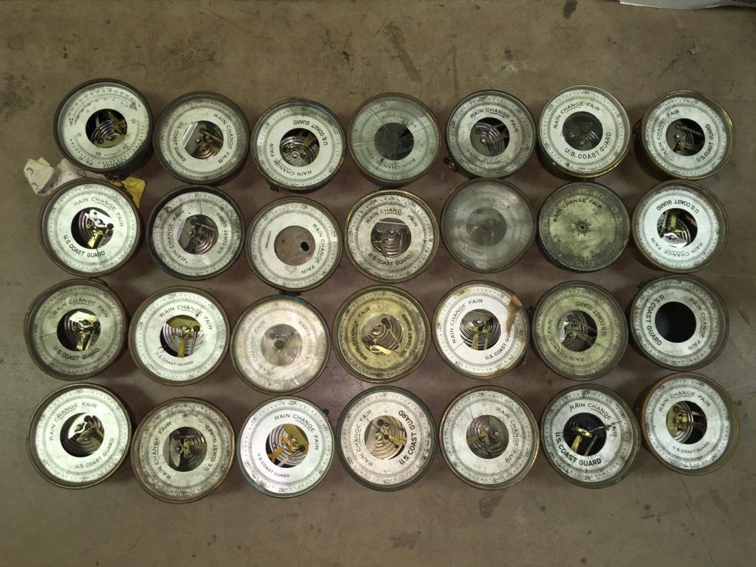 GROUPING OF U.S. COAST GUARD BAROMETERS (1 of 10)