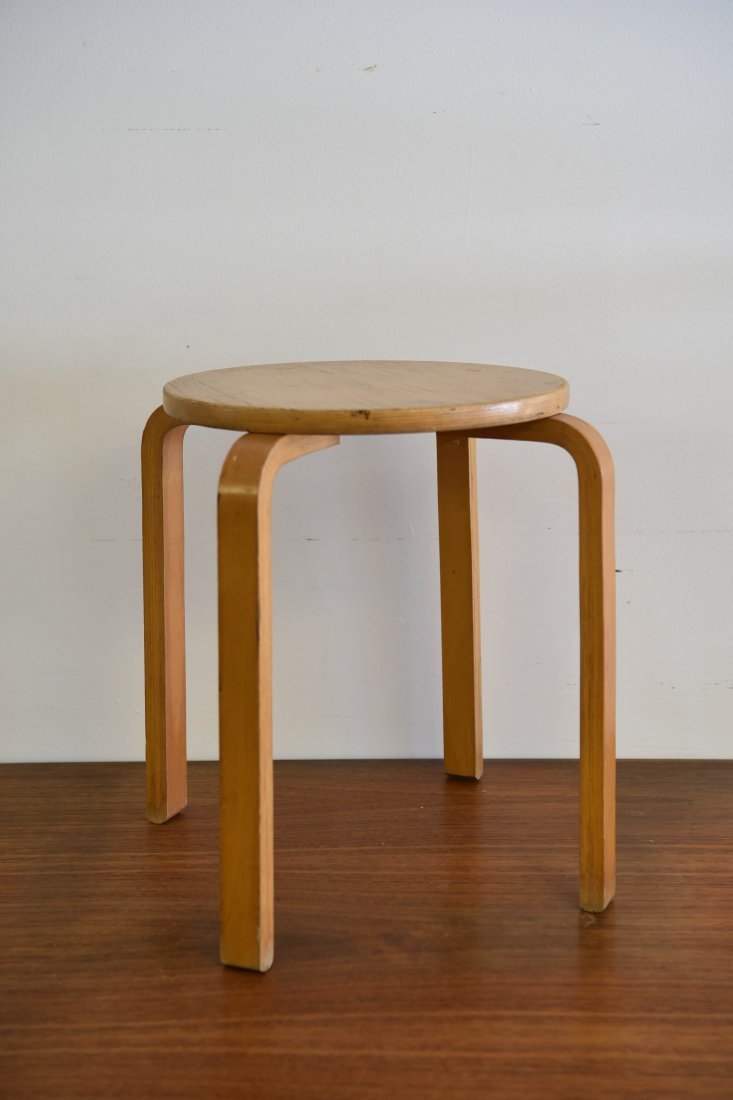 ALVAR AALTO BENTWOOD STOOL (1 of 4)