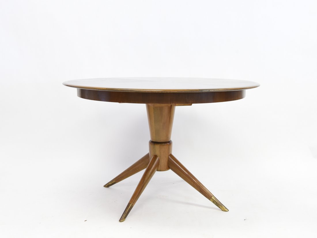 MID-CENTURY ROUND DINING TABLE (1 of 6)