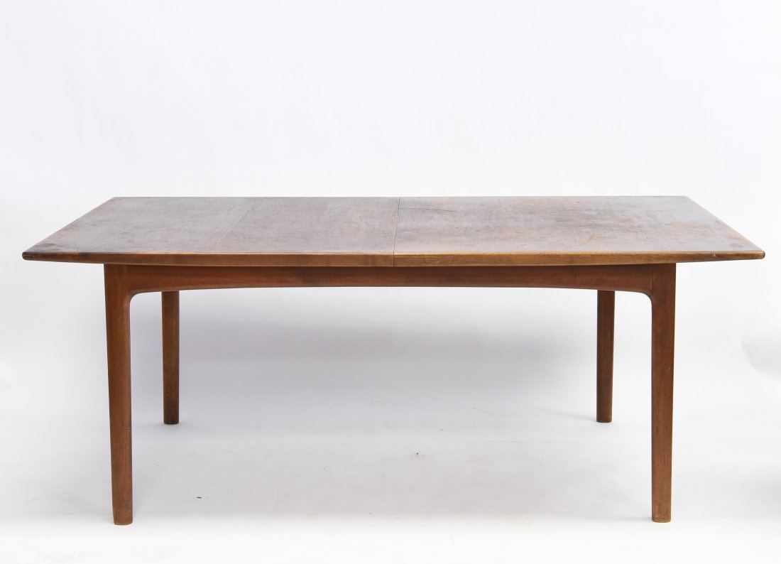 DANISH STYLE DINING TABLE WITH TWO LEAVES (1 of 9)