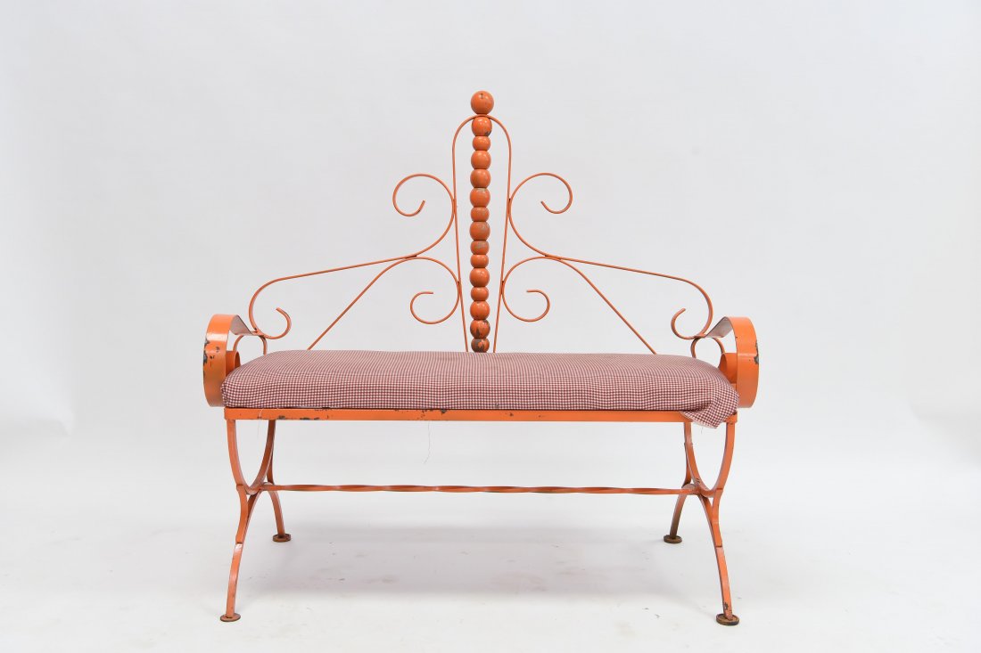 ORANGE IRON BENCH (1 of 7)