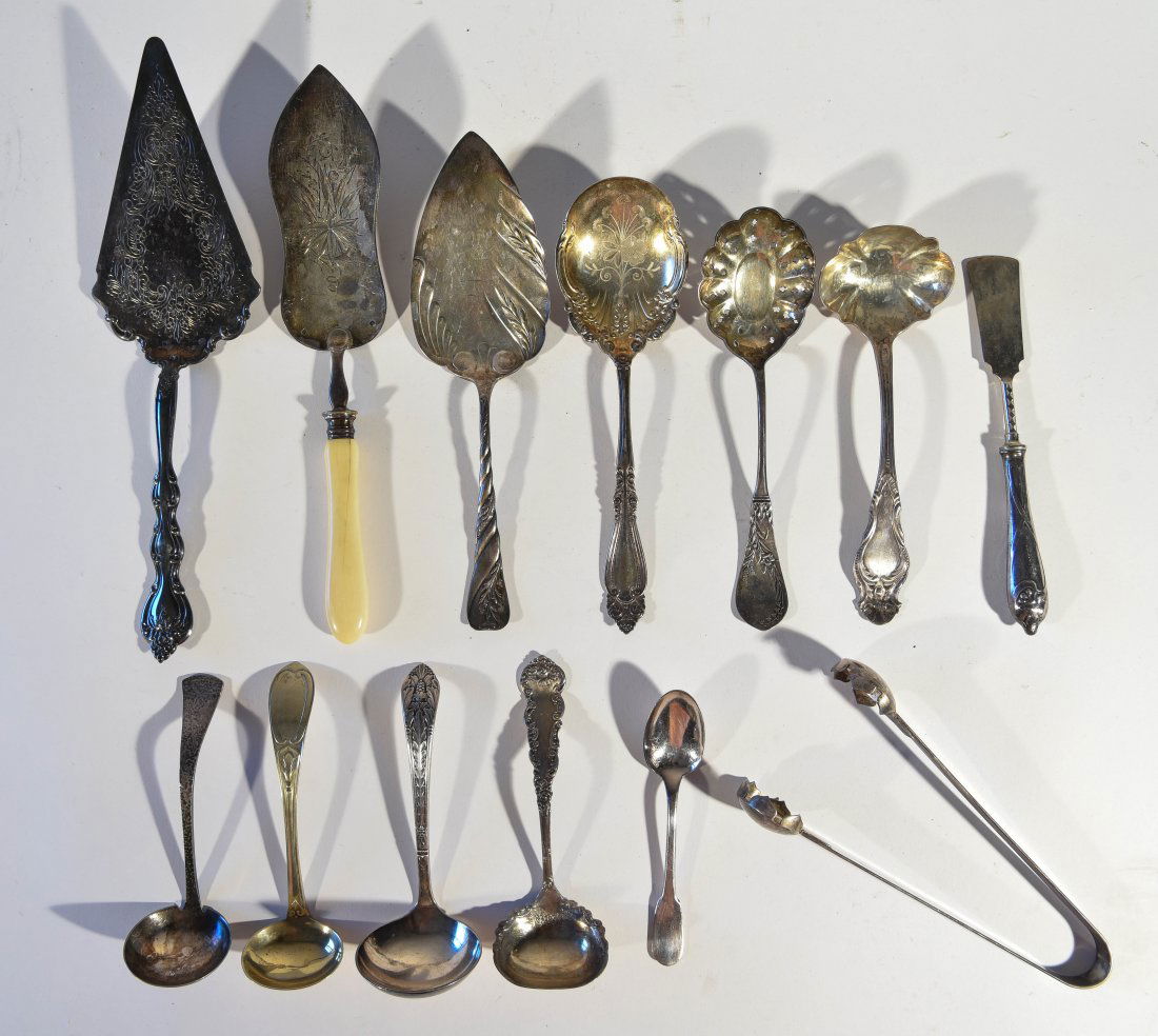 STERLING SILVER ETC. SERVING PIECES (1 of 10)
